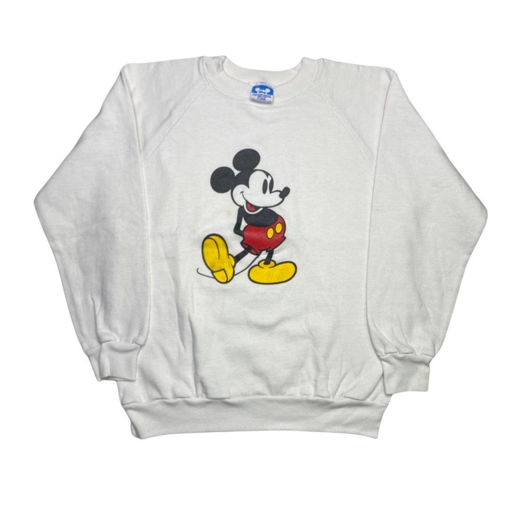 Vintage 80s Disney x Mickey‎ Mouse sweater YOUTH XL